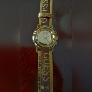 Guess Gold and Brown Watch